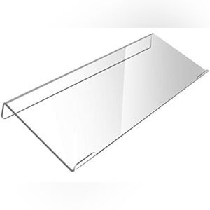 🎉 SOLD - Clear Acrylic Tilted Keyboard Stand – 17”